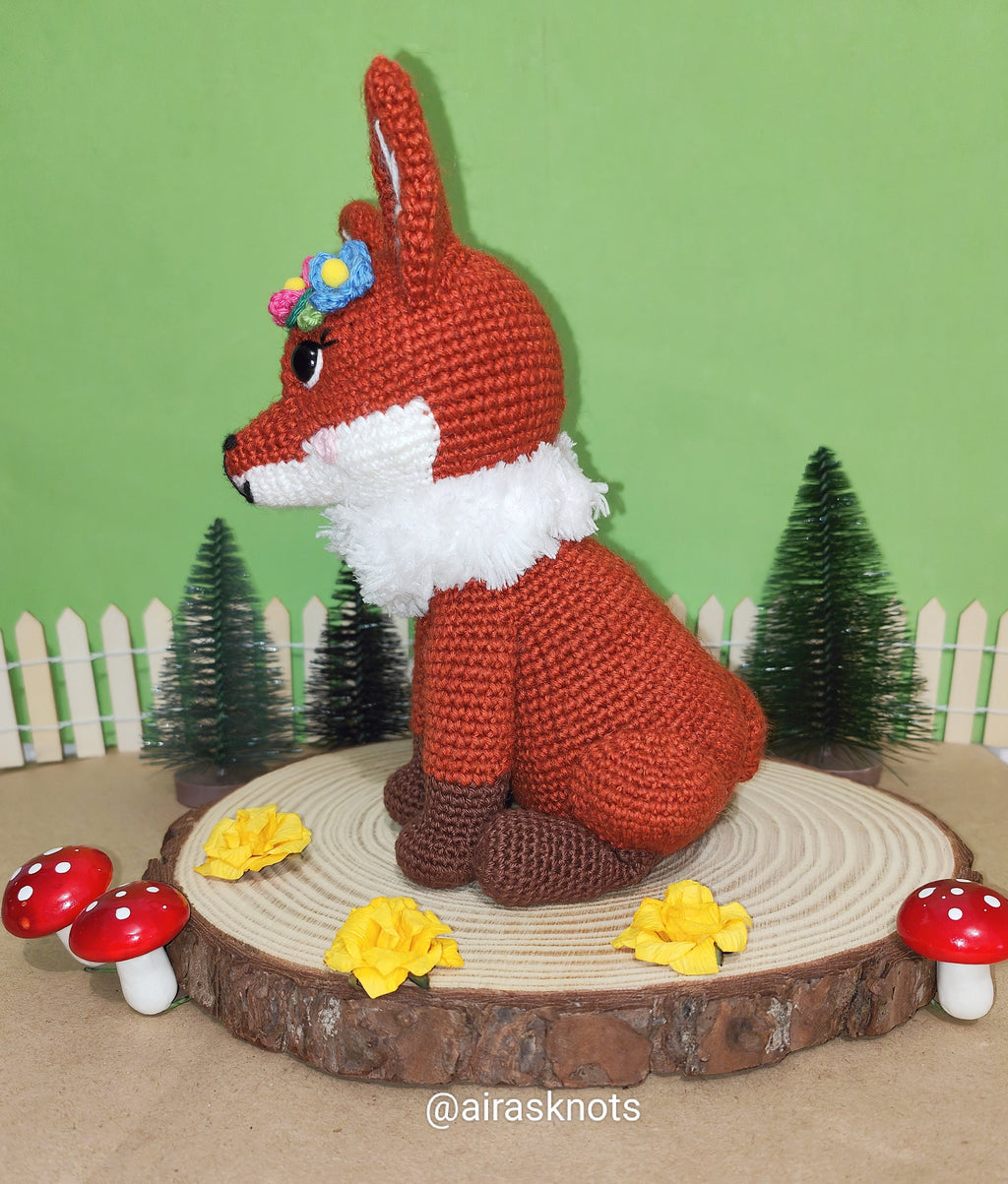 Amber the Spring Fox Amigurumi PDF Pattern English