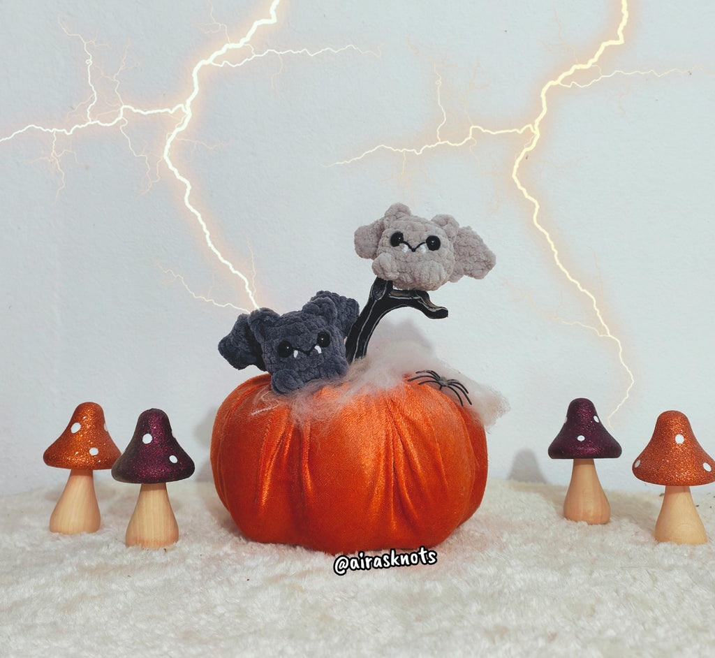 Moonie the Mini Bat Low Sew Amigurumi PDF Pattern in English