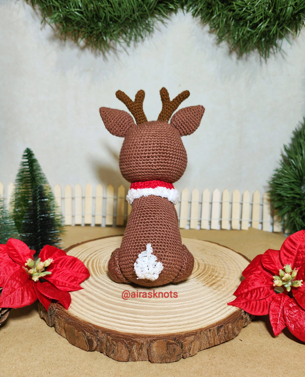 Dasher the Reindeer Amigurumi PDF Pattern in English