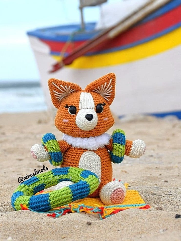 Lancelot the Chubby Corgi PDF Pattern