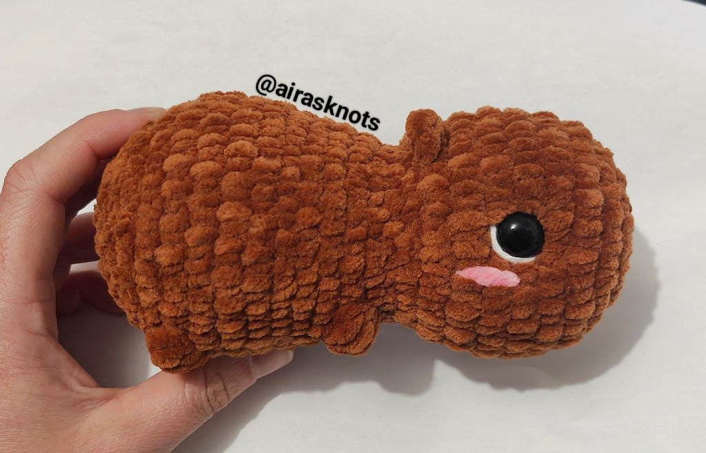 Tutti the Capivara No Sew Amigurumi PDF Pattern in English