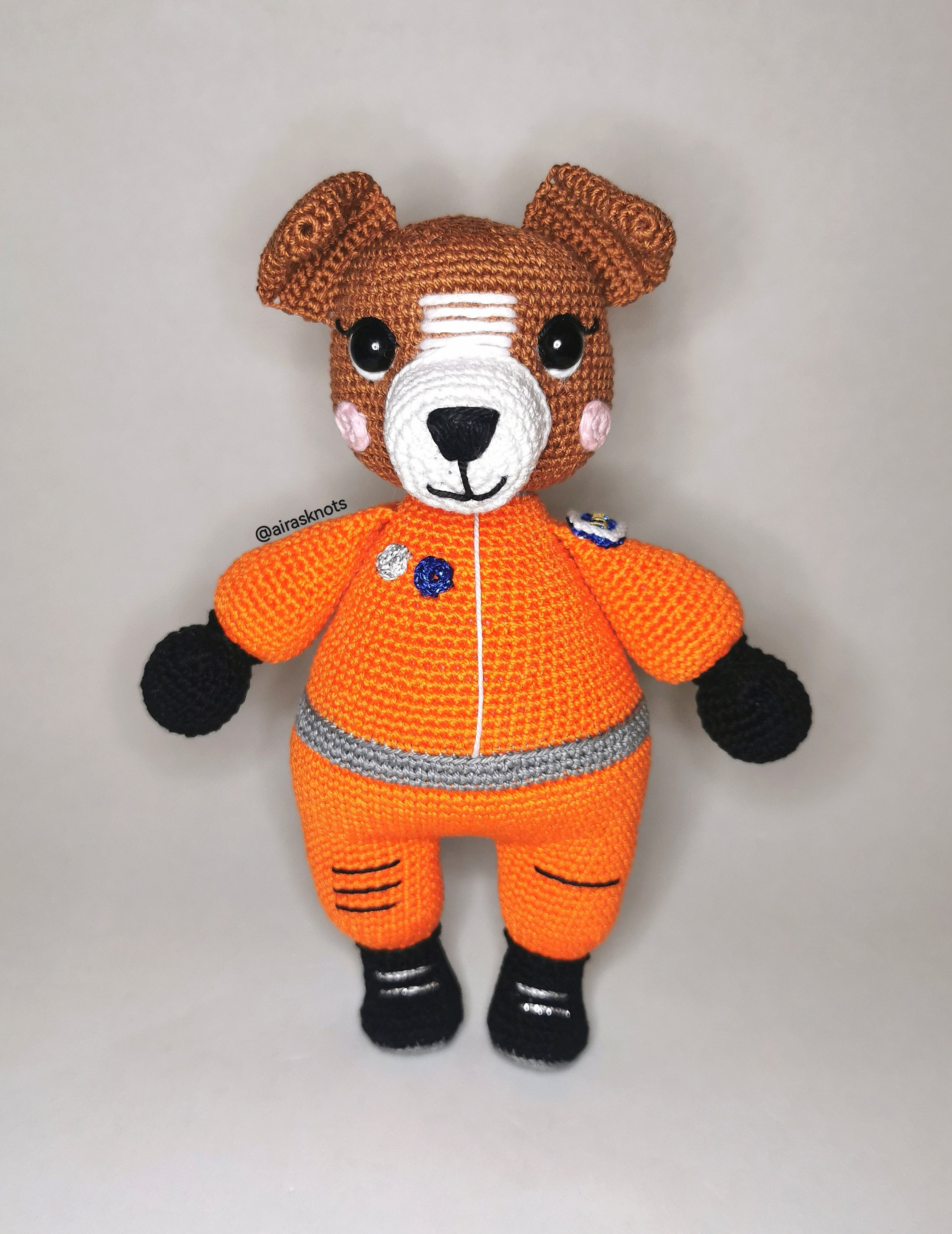Laika, the Astronaut Dog Amigurumi Pattern