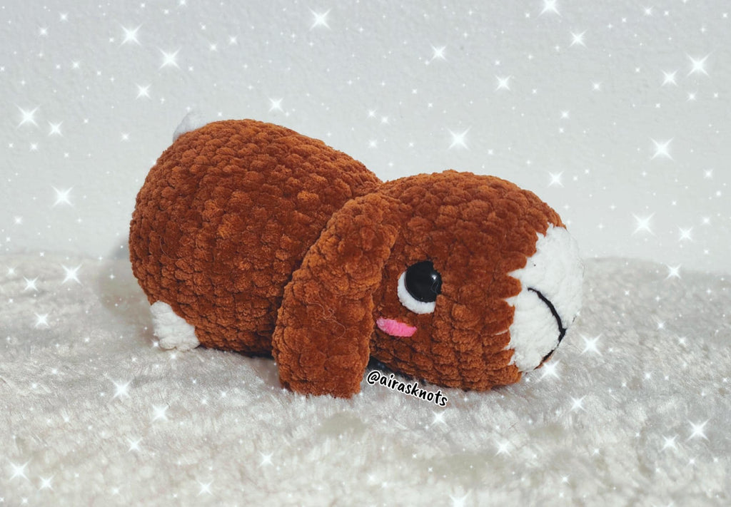 Fifi the Floppy Eared Bunny LOW SEW Amigurumi PDF Pattern in English