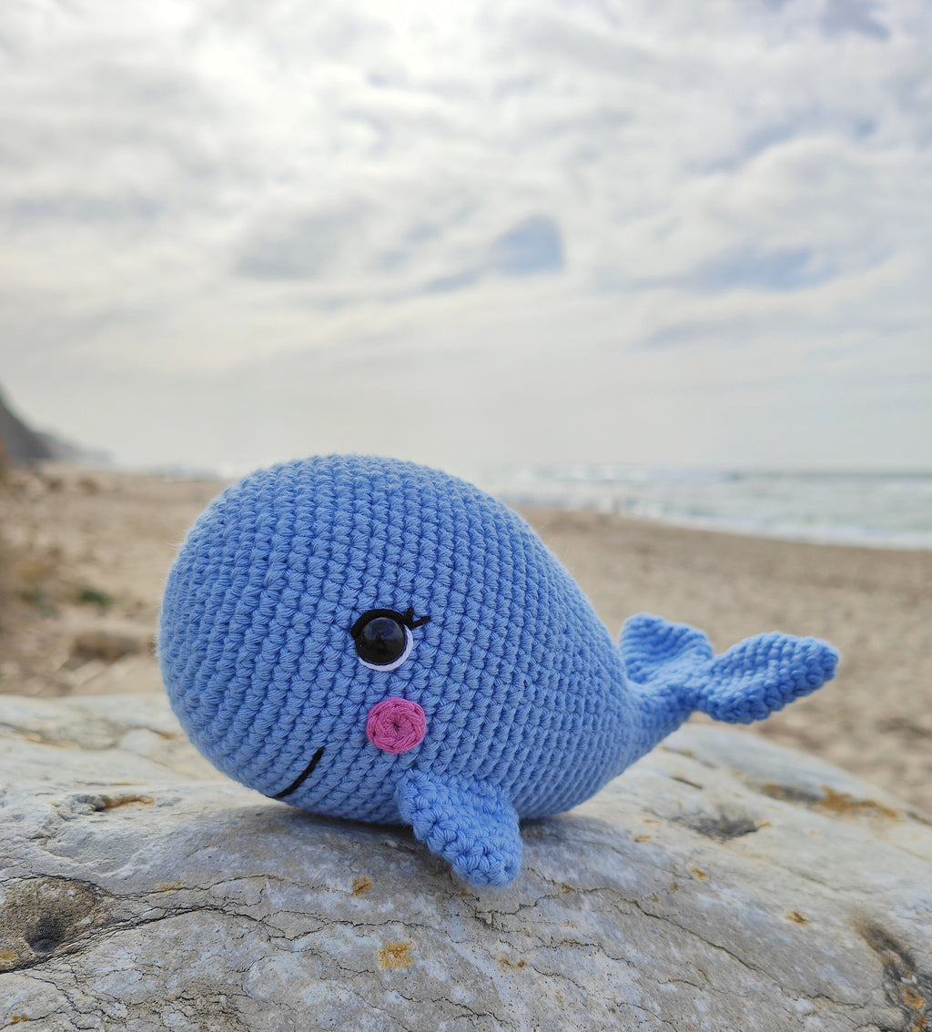 Leia, the Blue Whale Crochet Amigurumi Pattern