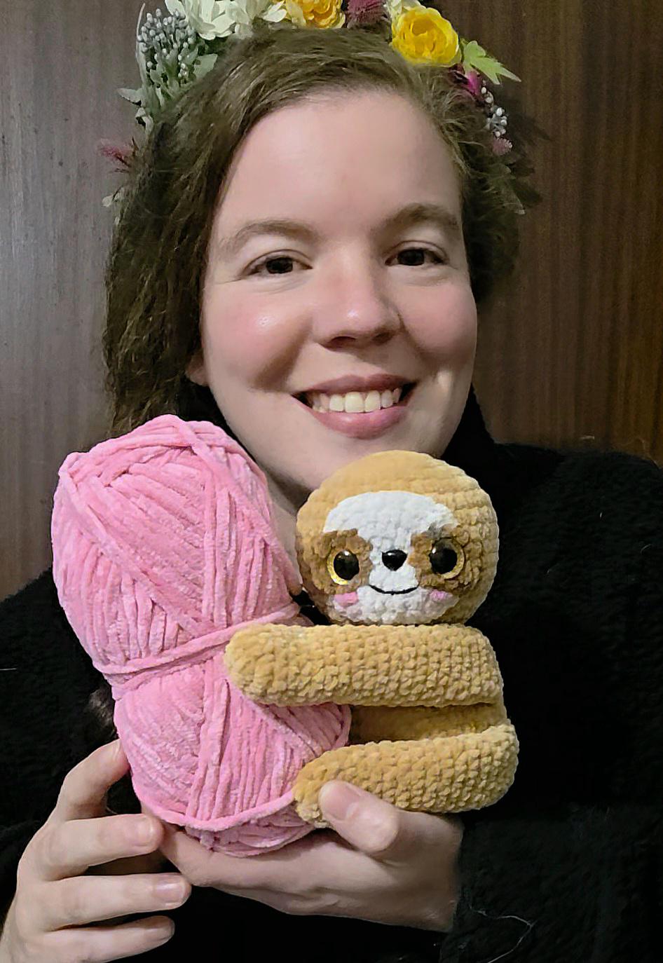 Nori the Sloth PDF Pattern in English