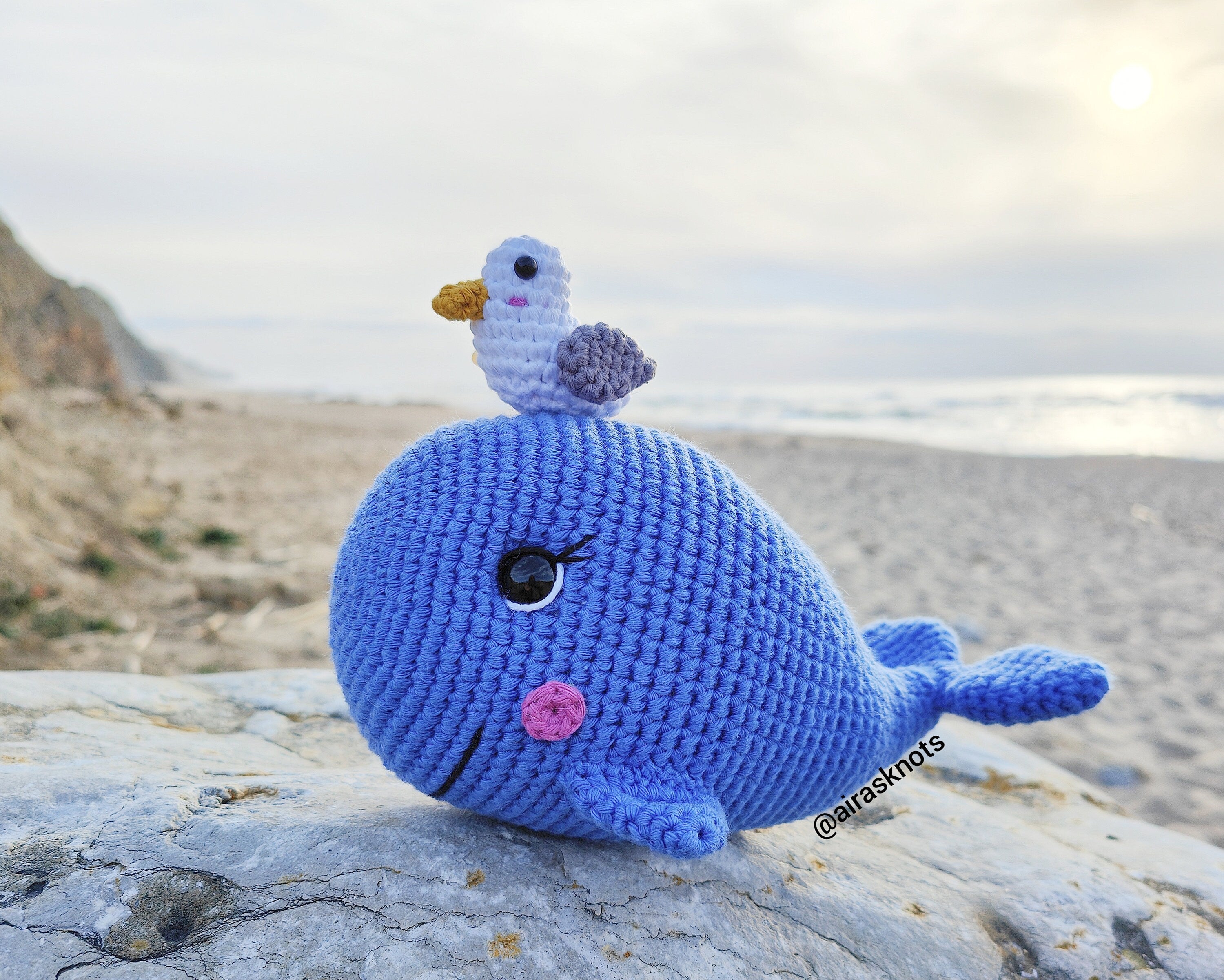 Leia, the Blue Whale Crochet Amigurumi Pattern