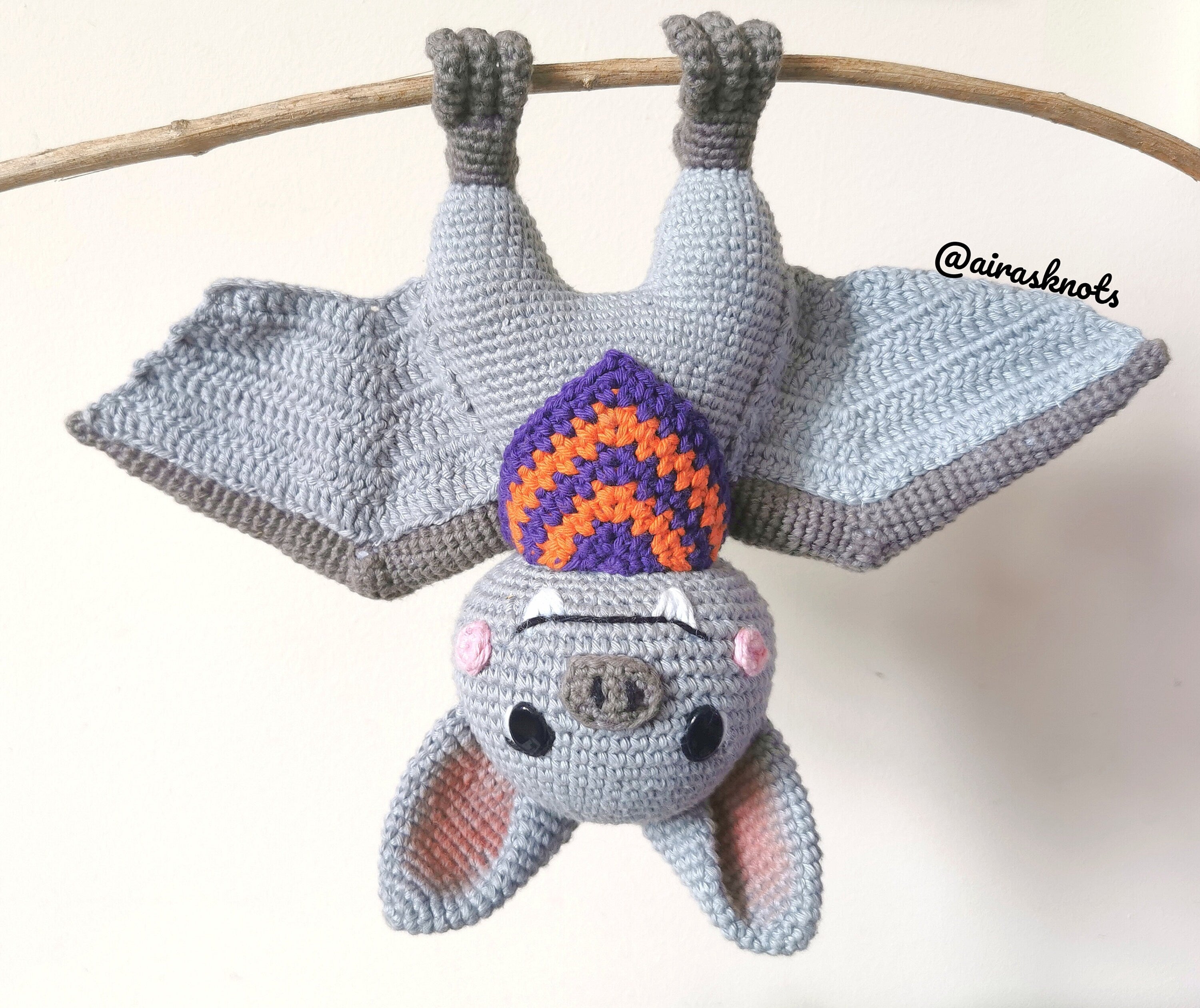 Milo the Bat Crochet Pattern (PDF)