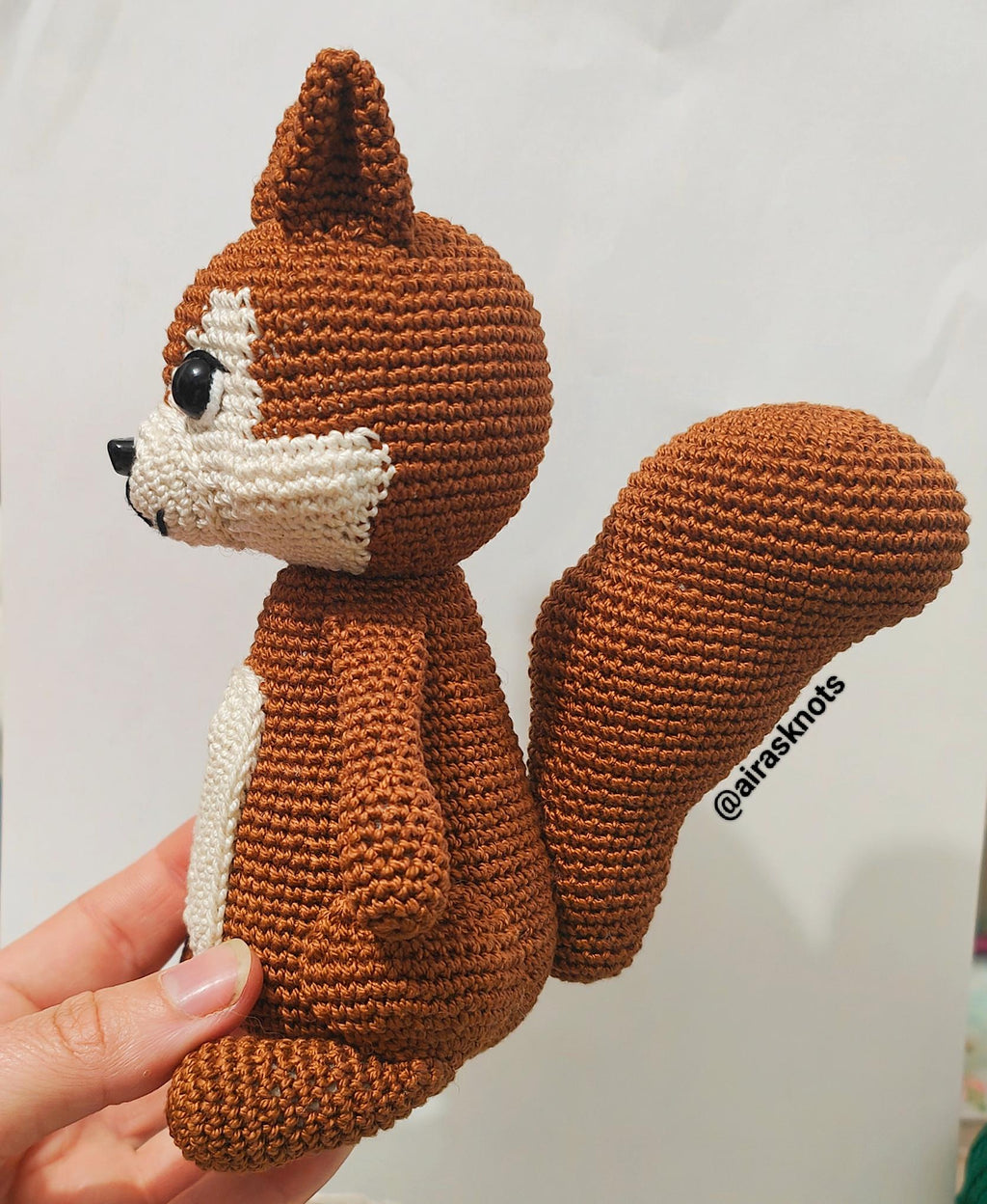 Hammy the Squirrel Amigurumi PDF Pattern in English