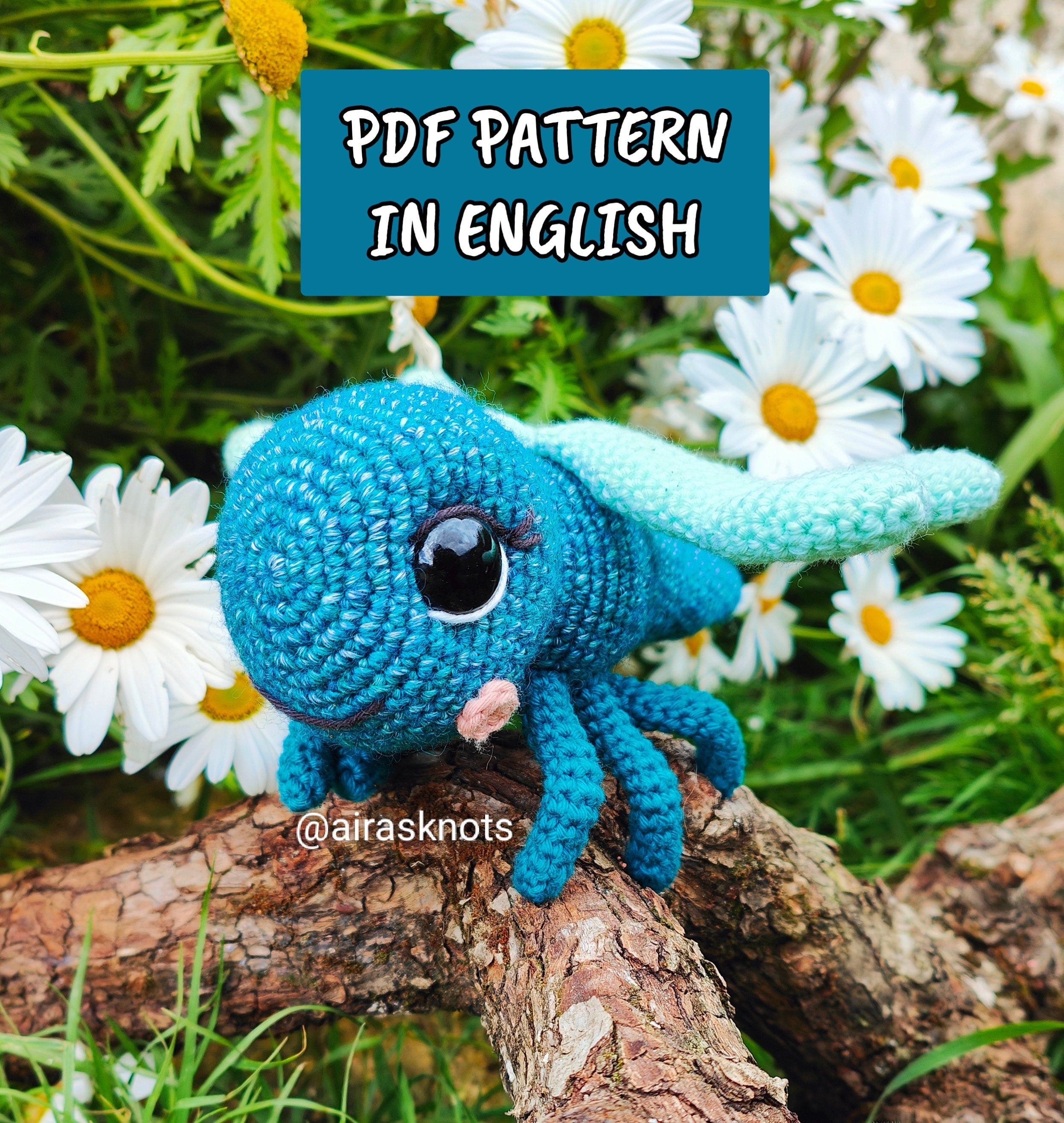 Lulabell the Dragonfly Amigurumi PDF Pattern in English
