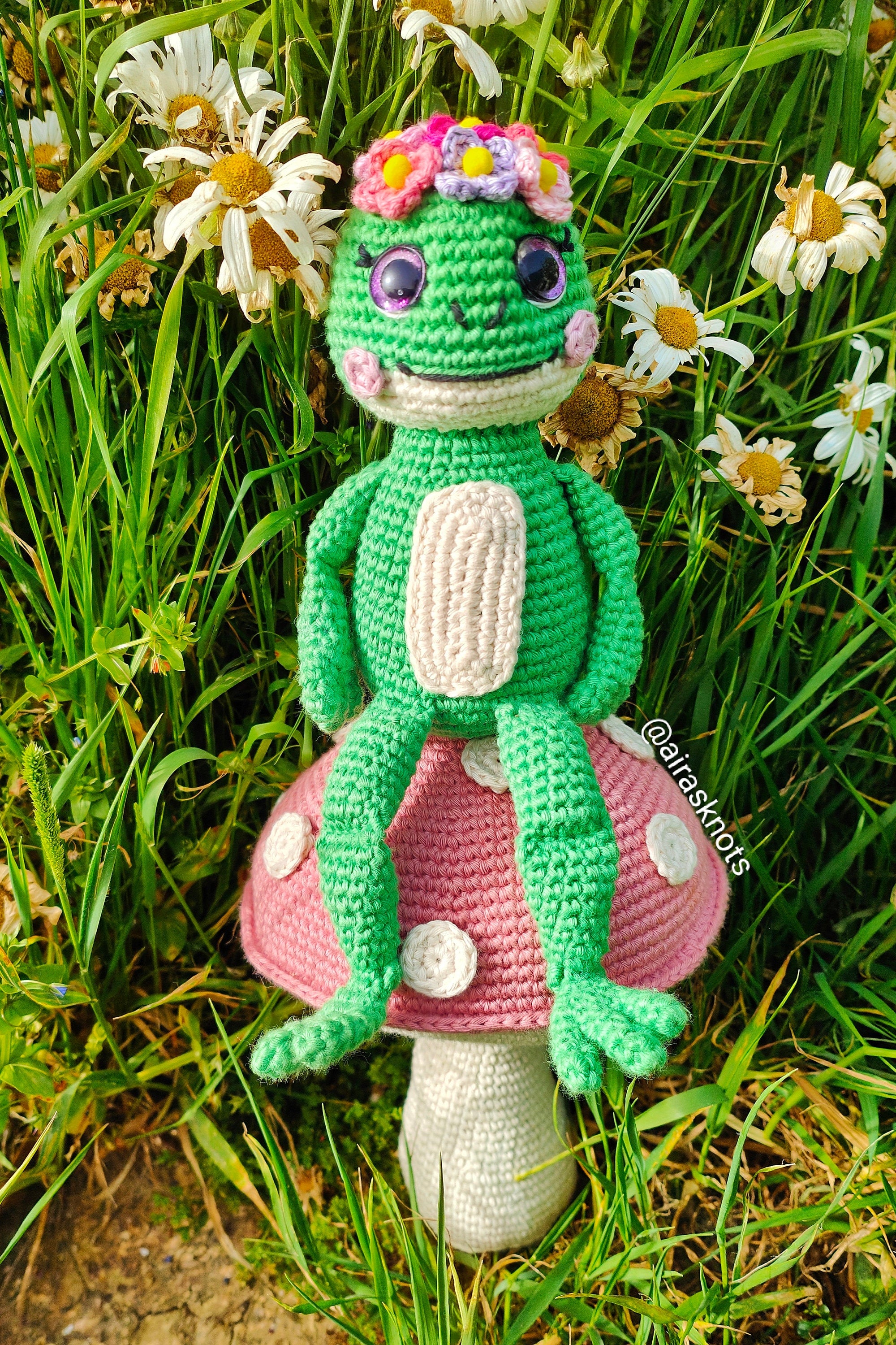 Francine the Frog Amigurumi PDF Pattern English