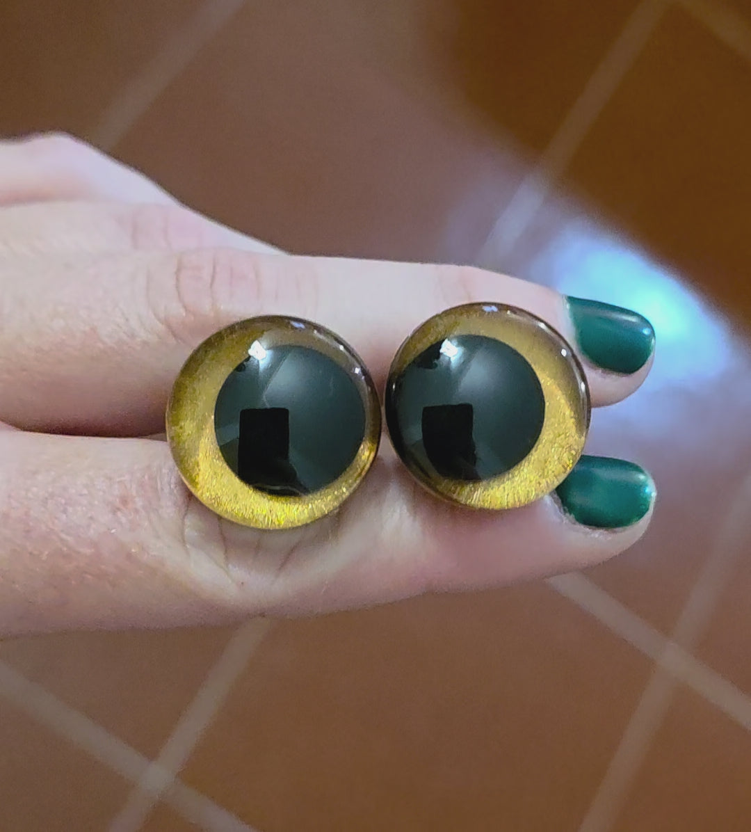 Golden Safety Eyes - 20mm